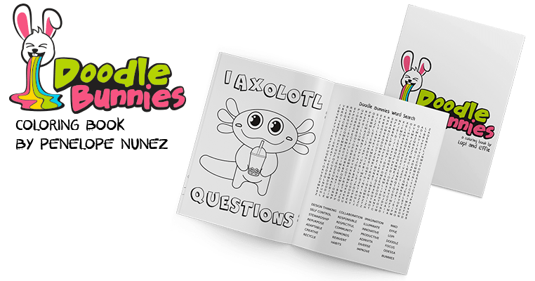 Cover of Doodle Bunnies Coloring Book
